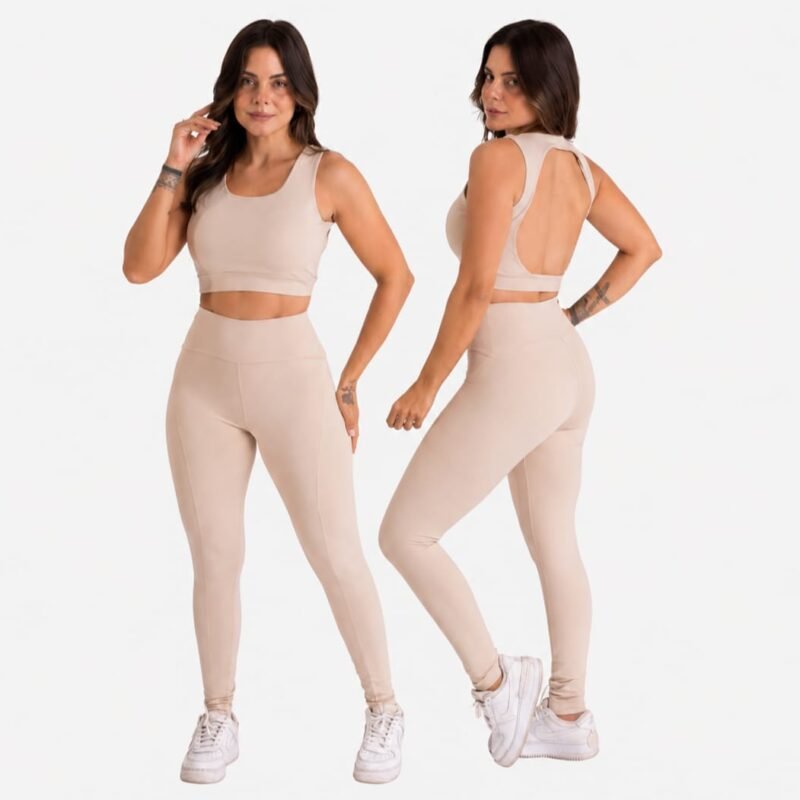 Top Fitness Feminino com Costas Abertas