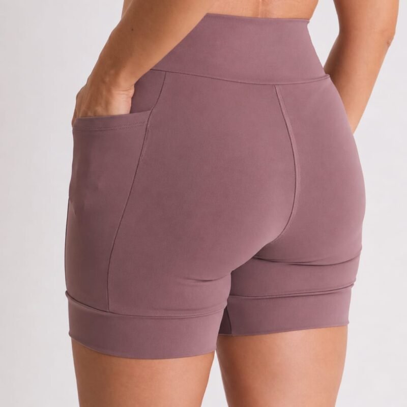 Short Fitness Feminino de Cintura Alta