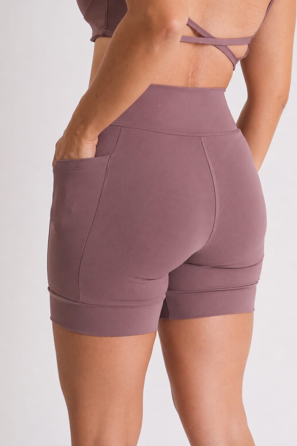 Short Fitness Feminino de Cintura Alta